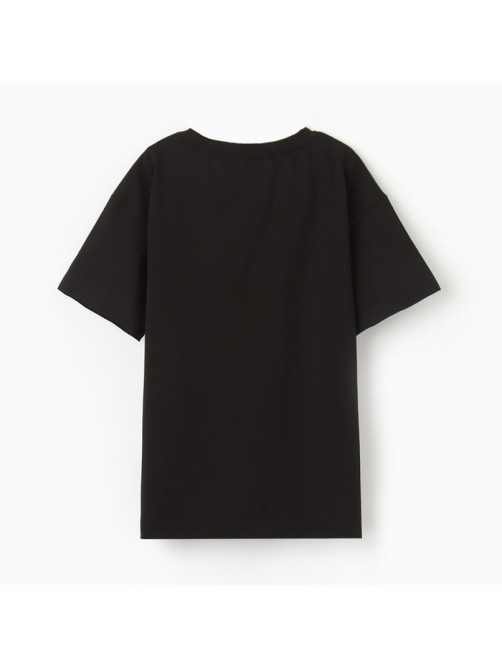 Футболка детская KAFTAN: Basic line, серая, чёрная, размер 30 (98-104 см)