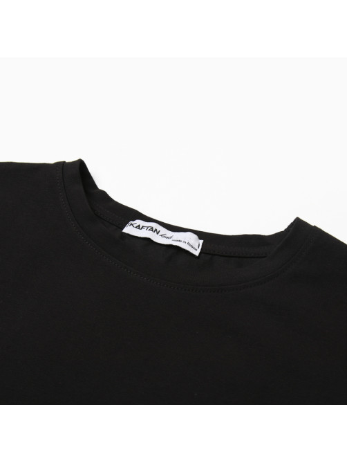 Футболка детская KAFTAN: Basic line, серая, чёрная, размер 28 (86-92 см)