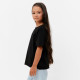 Футболка детская KAFTAN: Basic line, серая, чёрная, размер 28 (86-92 см)