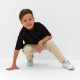 Футболка детская KAFTAN: Basic line, серая, чёрная, размер 28 (86-92 см)