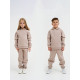 Костюм детский с начёсом (толстовка, брюки) KAFTAN: Basic line, бежевый, размер 32 (110-116 см)
