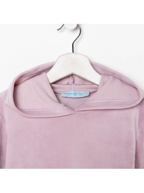 Костюм детский (толстовка, брюки) KAFTAN: Soft plushy, размер 30 (98-104 см), лиловый
