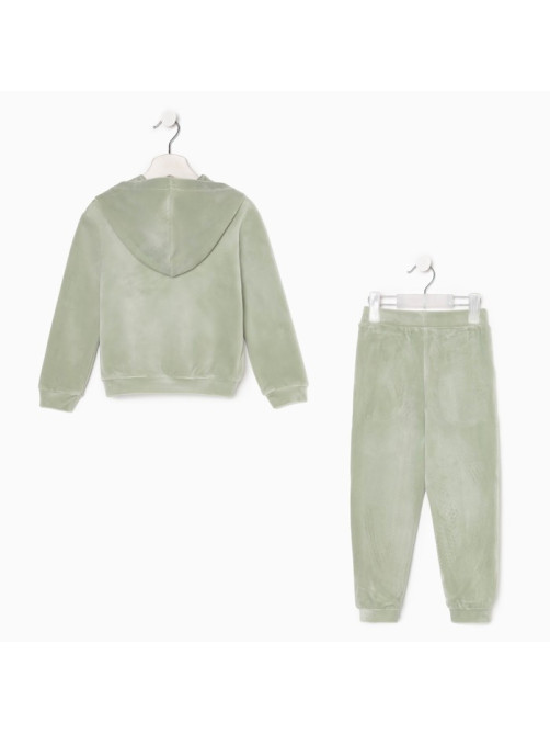Костюм детский (толстовка, брюки) KAFTAN: Soft plushy, размер 30 (98-104 см), зелёный