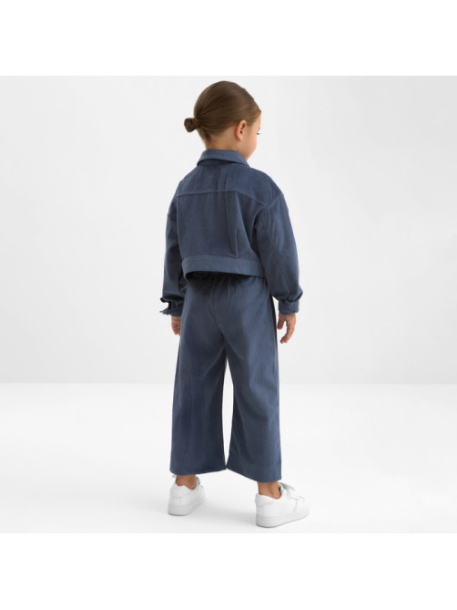 Костюм для девочки KAFTAN Velvet, размер 30 (98-104 см), синий