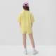 Комплект для девочки (футболка, шорты) MINAKU, лимонный, рост 110 см