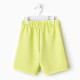 Комплект для девочки (футболка, шорты) MINAKU, лимонный, рост 122 см