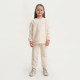 Костюм детский (свитшот, брюки) KAFTAN Basic line, размер 28 (86-92 см), бежевый