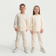 Костюм детский (свитшот, брюки) KAFTAN Basic line, размер 28 (86-92 см), бежевый