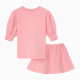 Комплект для девочки (свитшот и юбка) MINAKU: Casual Collection, розовый, рост 98 см