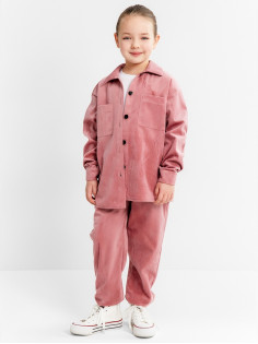Костюм детский KAFTAN Velvet, размер 30 (98-104 см), розовый