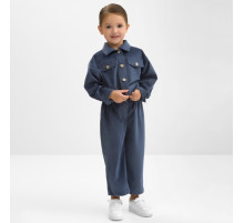 Костюм для девочки KAFTAN Velvet, размер 30 (98-104 см), синий