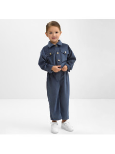 Костюм для девочки KAFTAN Velvet, размер 30 (98-104 см), синий
