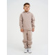Костюм детский с начёсом (толстовка, брюки) KAFTAN: Basic line, бежевый, размер 32 (110-116 см)