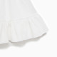 Комплект для девочки (топ, юбка) KAFTAN, размер 30 (98-104 см), белый