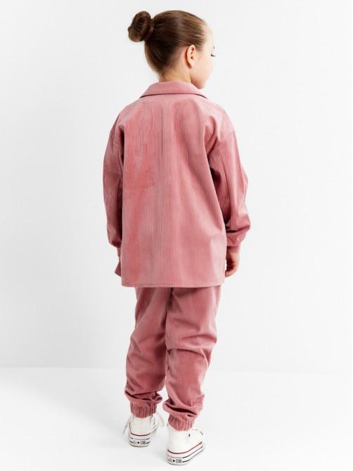 Костюм детский KAFTAN Velvet, размер 38 (146-152 см), розовый