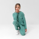 Костюм для девочки (свитшот, брюки) MINAKU, цвет оливы, рост 146 см
