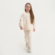 Костюм детский (свитшот, брюки) KAFTAN Basic line, размер 28 (86-92 см), бежевый