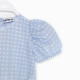 Комплект для девочки (топ, юбка) KAFTAN, размер 30 (98-104 см), голубой