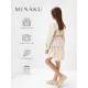 Юбка баска для девочки MINAKU: PartyDress, розовая, рост 140 см