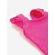 Купальник для девочки слитный MINAKU, с оборками, розовый, рост 110-116 см