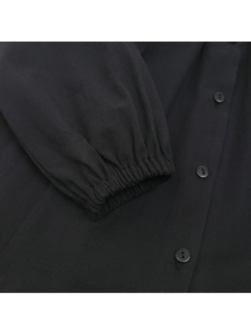 Рубашка для девочки KAFTAN, чёрная, размер 34 (122-128 см)