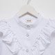 Блузка для девочки MINAKU: Cotton collection, белая, рост 128 см