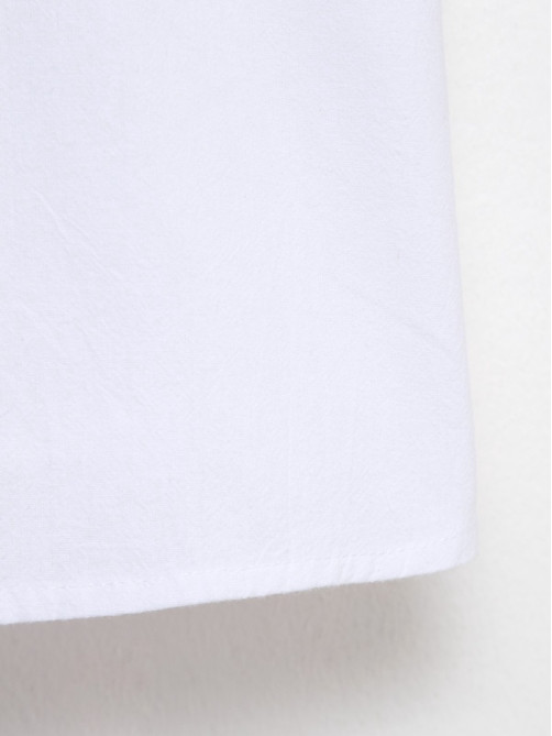 Блузка для девочки MINAKU: Cotton collection, белая, рост 146 см
