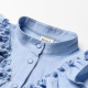 Блузка для девочки MINAKU: Cotton collection, светло-голубая, рост 152 см