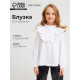 Блузка для девочки MINAKU: Cotton collection, белая, рост 146 см