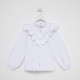Блузка для девочки MINAKU: Cotton collection, белая, рост 152 см