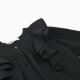 Рубашка для девочки KAFTAN, чёрная, размер 34 (122-128 см)
