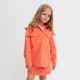 Рубашка для девочки джинсовая KAFTAN, оранжевая, размер 30 (98-104 см)