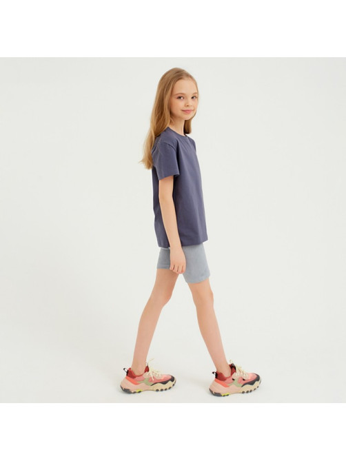 Велосипедки детские MINAKU: Casual Collection KIDS, серые, рост 110 см