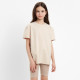 Велосипедки детские MINAKU: Casual Collection KIDS, грязно-розовые, рост 140 см