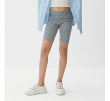 Велосипедки детские MINAKU: Casual Collection KIDS, серые, рост 140 см