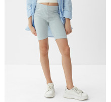 Велосипедки детские MINAKU: Casual Collection KIDS, голубые, рост 134 см