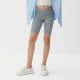Велосипедки детские MINAKU: Casual Collection KIDS, серые, рост 128 см