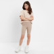 Велосипедки детские MINAKU: Casual Collection KIDS, грязно-розовые, рост 140 см