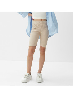 Велосипедки детские MINAKU: Casual Collection KIDS, грязно-розовые, рост 122 см