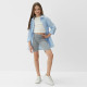 Велосипедки детские MINAKU: Casual Collection KIDS, серые, рост 122 см