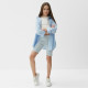 Велосипедки детские MINAKU: Casual Collection KIDS, голубые, рост 104 см