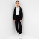 Брюки для девочки MINAKU: Casual Collection KIDS, чёрные, рост 128 см