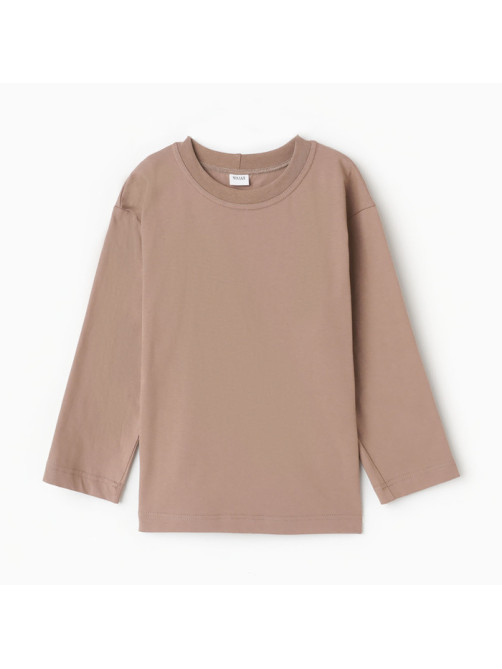 Лонгслив детский MINAKU, бежевый, рост 122 см