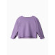Свитшот для девочки MINAKU: Casual Collection KIDS, сиреневый, размер 40 (152-158 см)
