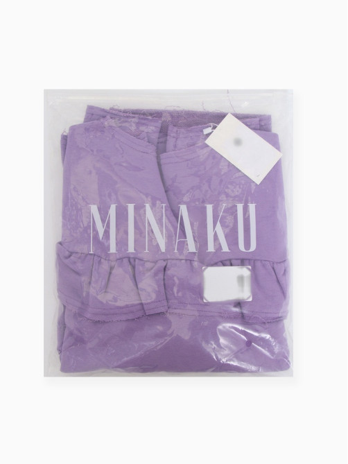 Свитшот для девочки MINAKU: Casual Collection KIDS, сиреневый, размер 38 (146-152 см)