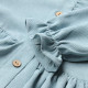 Платье для девочки MINAKU: Casual Collection, голубое, рост 98-104 см