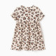 Платье для девочки KAFTAN: Leo love, бежевое, рост 98-104 см