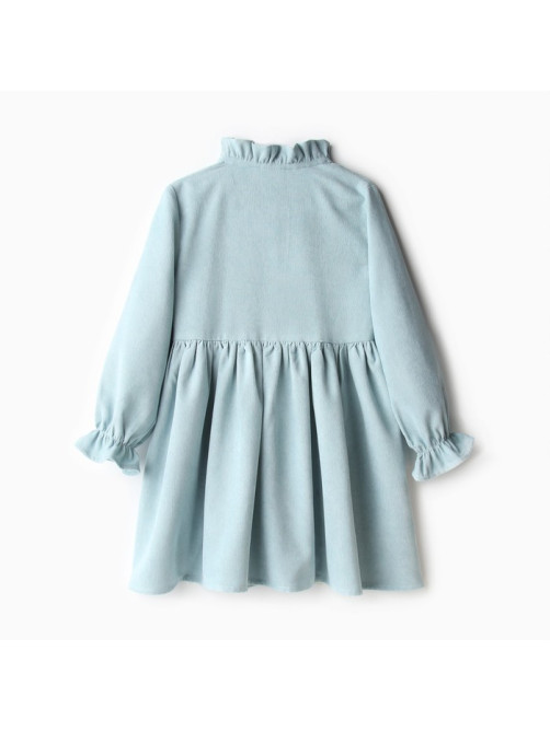 Платье для девочки MINAKU: Casual Collection, голубое, рост 98-104 см