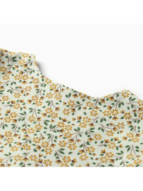 Платье для девочки MINAKU: Cotton collection, цвет фисташковый, рост 86-92 см