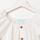 Платье для девочки KAFTAN: Cute, белое, размер 32 (110-116 см)